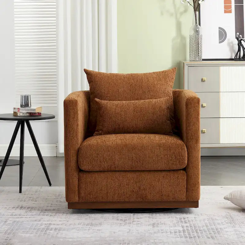 360° Swivel Barrel Accent Chair