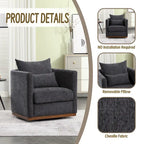 360° Swivel Barrel Accent Chair