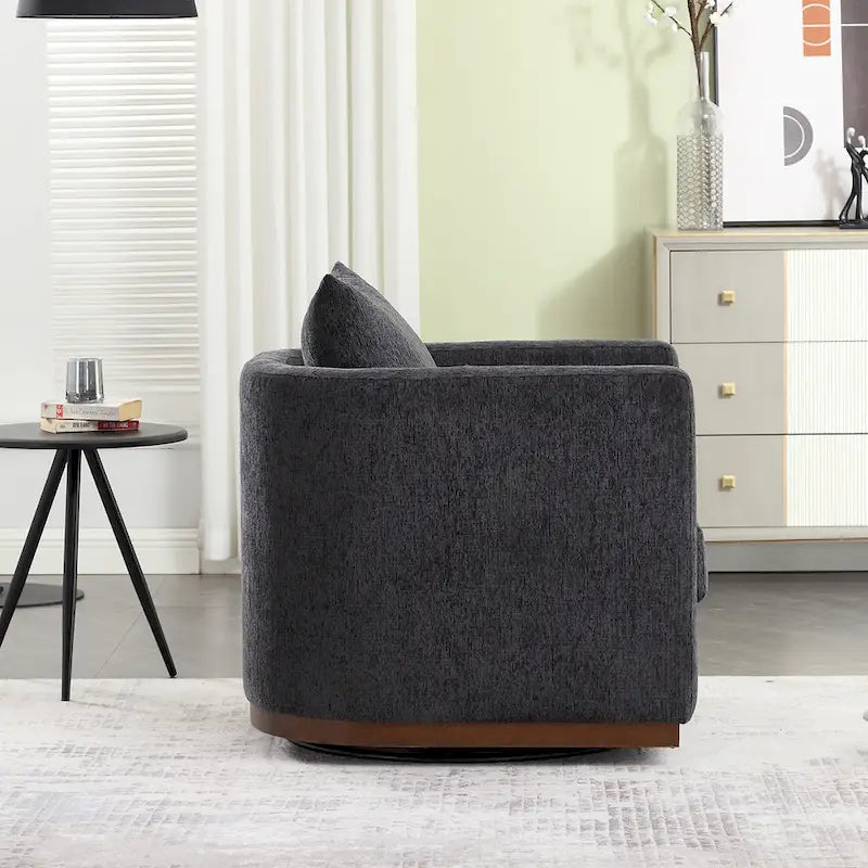 360° Swivel Barrel Accent Chair
