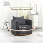 360° Swivel Barrel Accent Chair