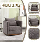 360° Swivel Barrel Accent Chair