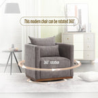 360° Swivel Barrel Accent Chair