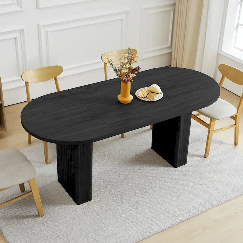 70.86-Inch Oval Dining Table for 4–6 People