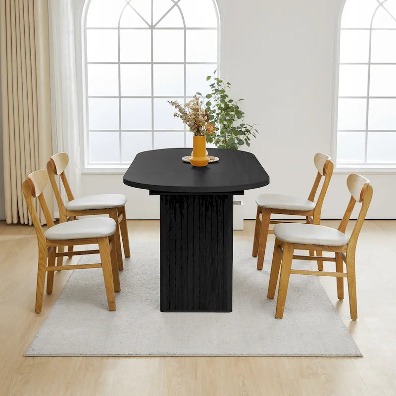 70.86-Inch Oval Dining Table for 4–6 People