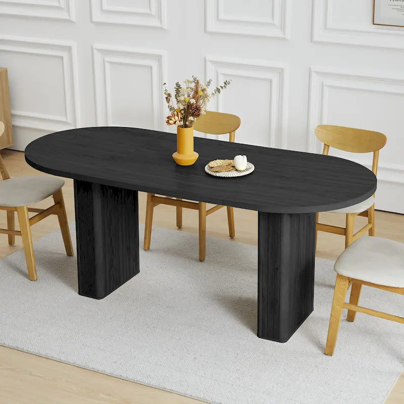 70.86-Inch Oval Dining Table for 4–6 People