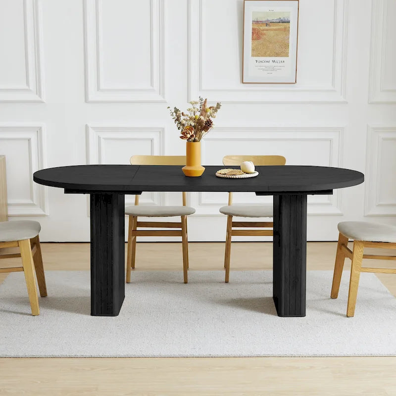 70.86-Inch Oval Dining Table for 4–6 People