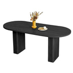 70.86-Inch Oval Dining Table for 4–6 People