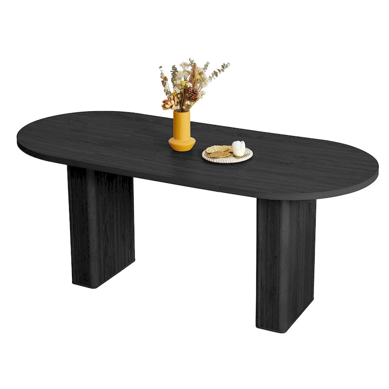 70.86-Inch Oval Dining Table for 4–6 People