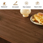 70.86-Inch Oval Dining Table for 4–6 People