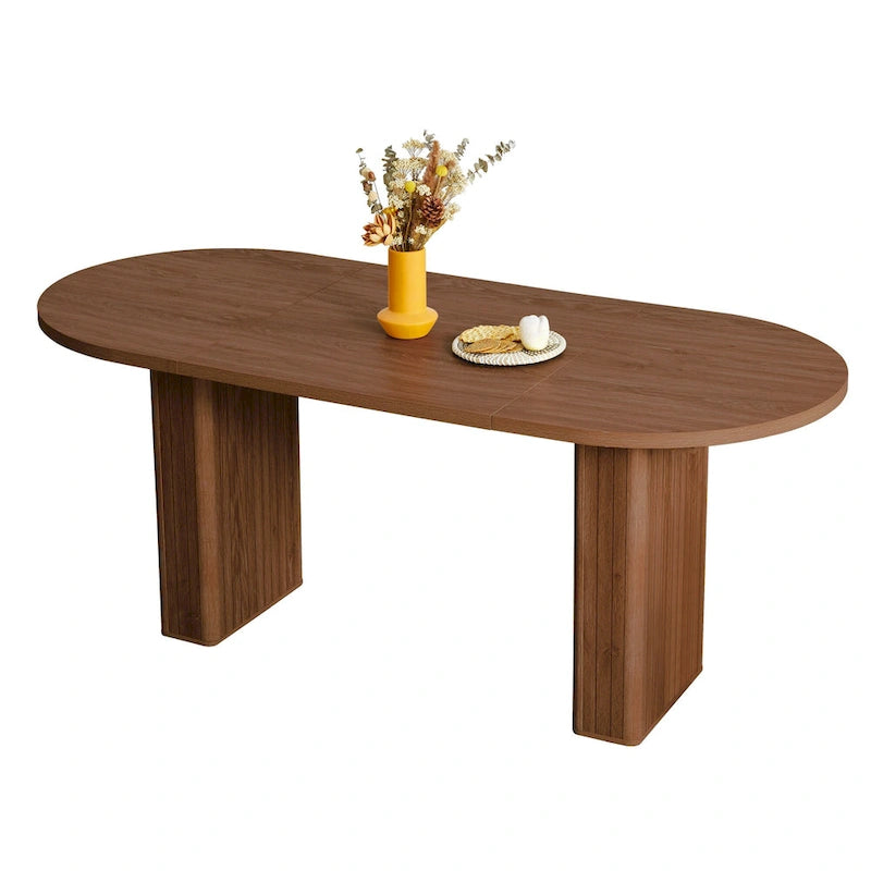 70.86-Inch Oval Dining Table for 4–6 People