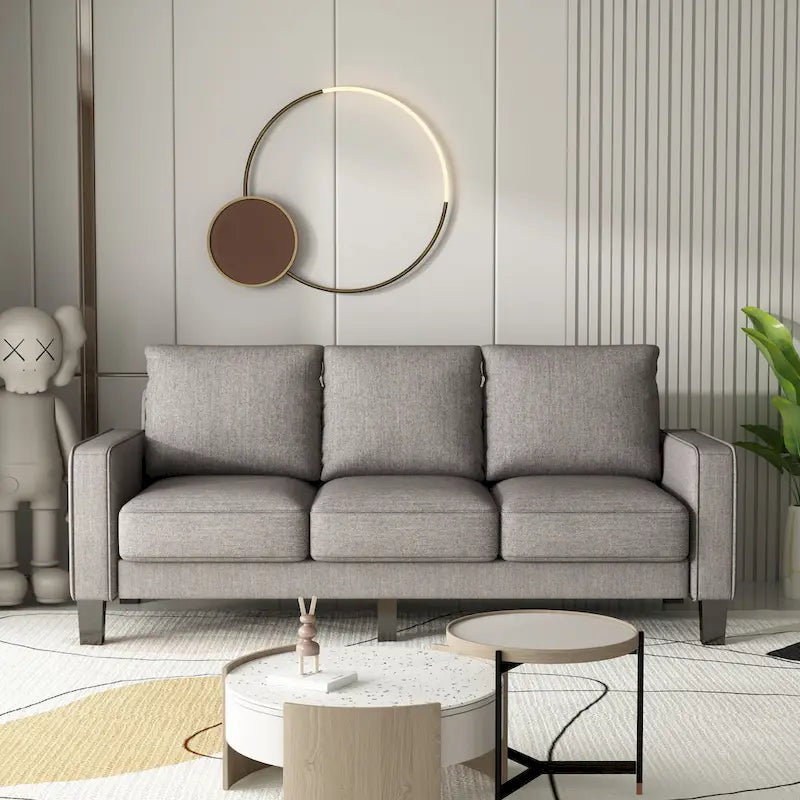 75-Inch 3-Seater Sofa with Under-Seat Storage