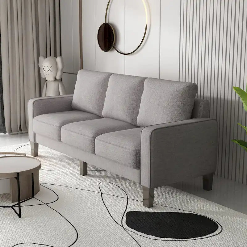 75-Inch 3-Seater Sofa with Under-Seat Storage