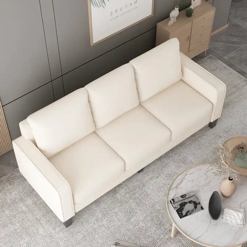 75-Inch 3-Seater Sofa with Under-Seat Storage