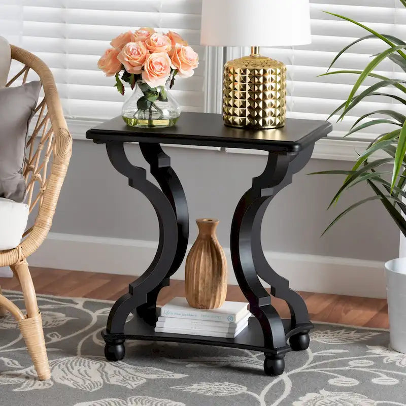 Cianna Classic and Traditional Wood End Table