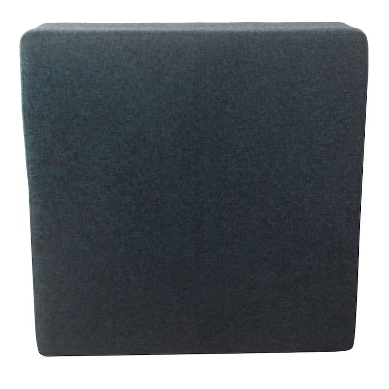 32-Inch Square Storage Ottoman with Hinged Lid