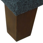 32-Inch Square Storage Ottoman with Hinged Lid