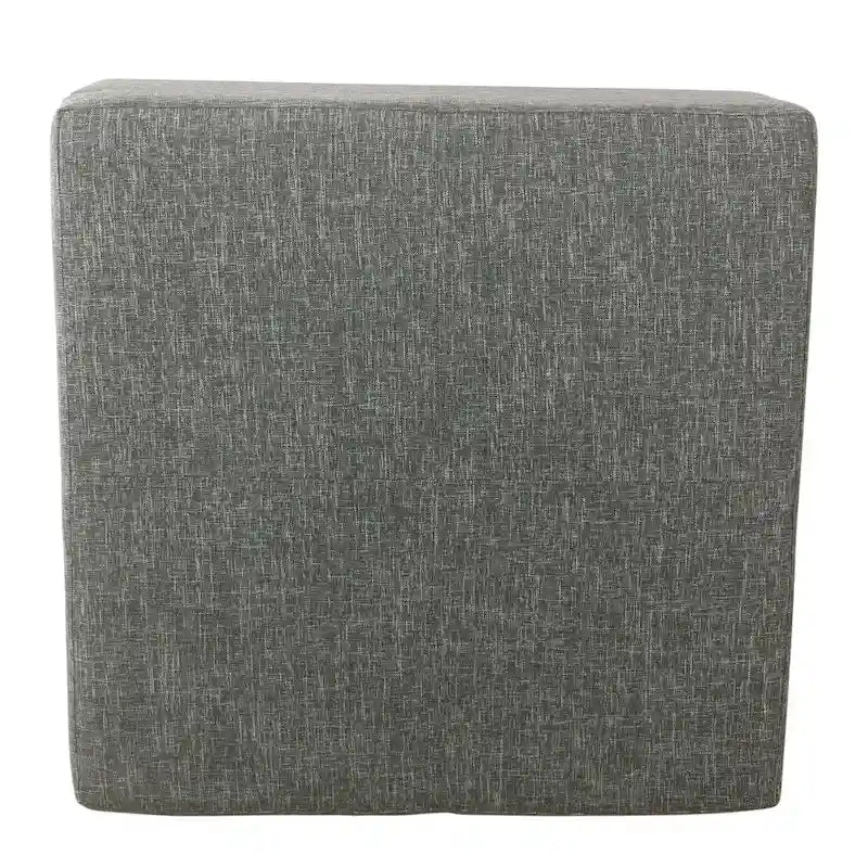 32-Inch Square Storage Ottoman with Hinged Lid