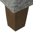 32-Inch Square Storage Ottoman with Hinged Lid