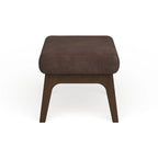 Mid-Century Wood Ottoman