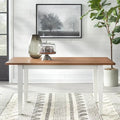 Two-Tone Farmhouse Dining Table for 6