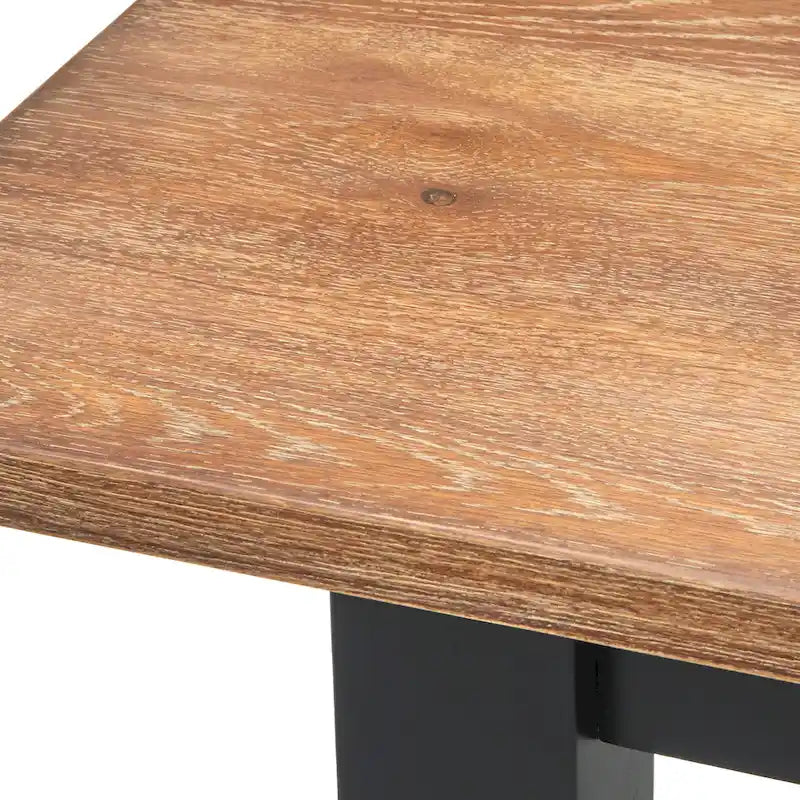 Two-Tone Farmhouse Dining Table for 6