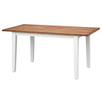 Two-Tone Farmhouse Dining Table for 6