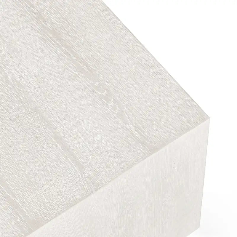 20-Inch Square Oak Veneer End Table