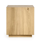 20-Inch Square Oak Veneer End Table