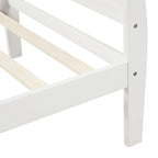 Wood Platform Bed with Headboard and Footboard