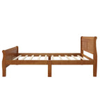 Wood Platform Bed with Headboard and Footboard