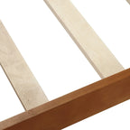 Wood Platform Bed with Headboard and Footboard