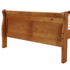Wood Platform Bed with Headboard and Footboard