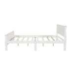 Wood Platform Bed with Headboard and Footboard
