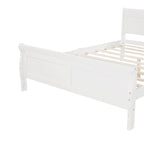 Wood Platform Bed with Headboard and Footboard