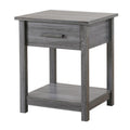 Salem 1-drawer and Shelf Wooden Nightstand