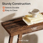 70.9-Inch 2-Tier Farmhouse Console Table