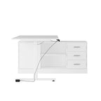Electric Standing Desk with Storage Cabinet, 63 x 31.5