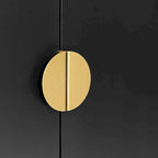Mid-Century Modern Sideboard - Dark Brown and Gold