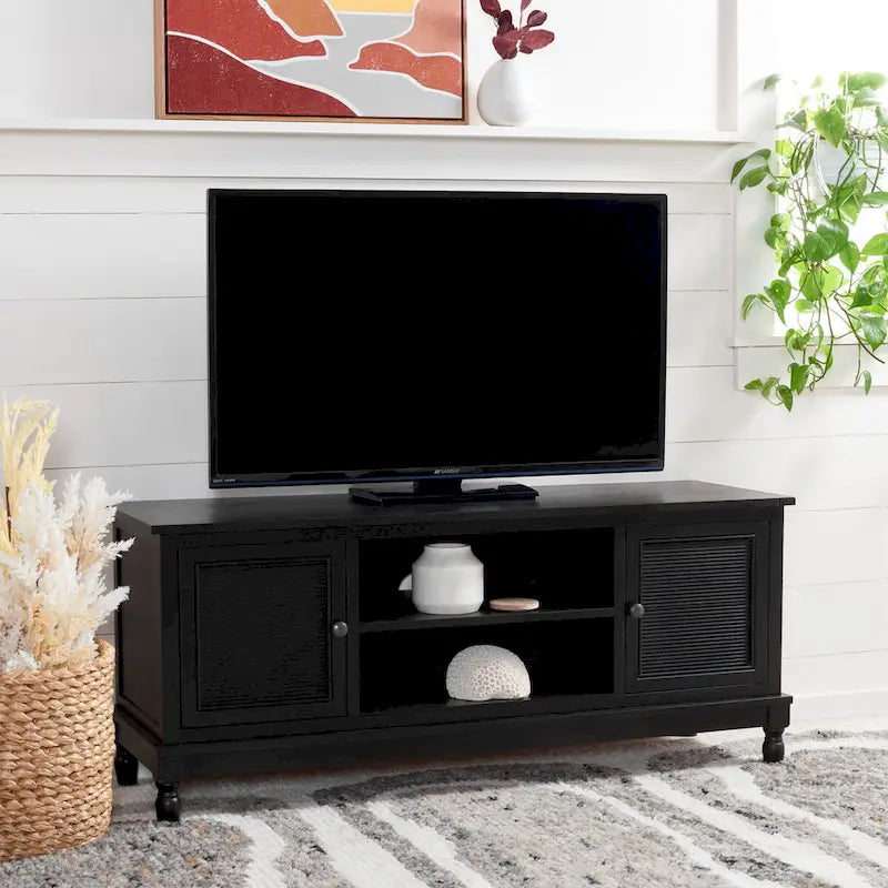 2-Door Media Stand with 1 Shelf, 47 x 16 x 20 in.