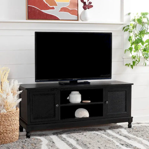 Medienkonsole mit 2 Türen und 1 Regal, 47 x 16 x 20 in.