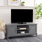 2-Door Media Stand with 1 Shelf, 47 x 16 x 20 in.