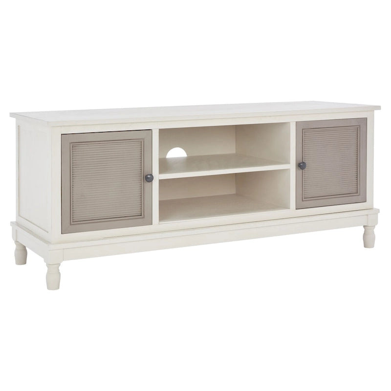 2-Door Media Stand with 1 Shelf, 47 x 16 x 20 in.