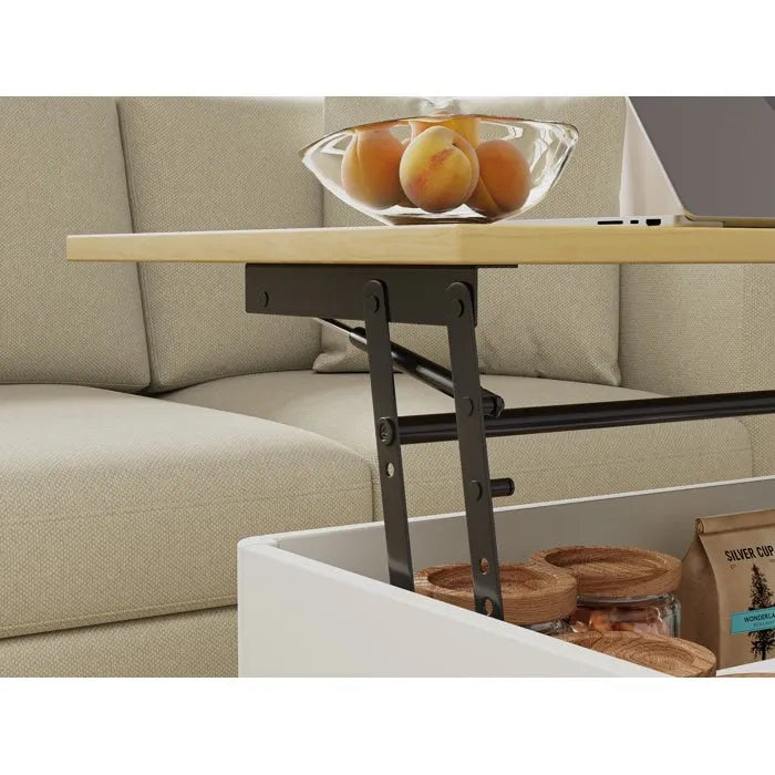 Rectangular Lift-Top Coffee Table with Storage, 37 x 23.5