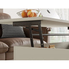 Rectangular Lift-Top Coffee Table with Storage, 37 x 23.5