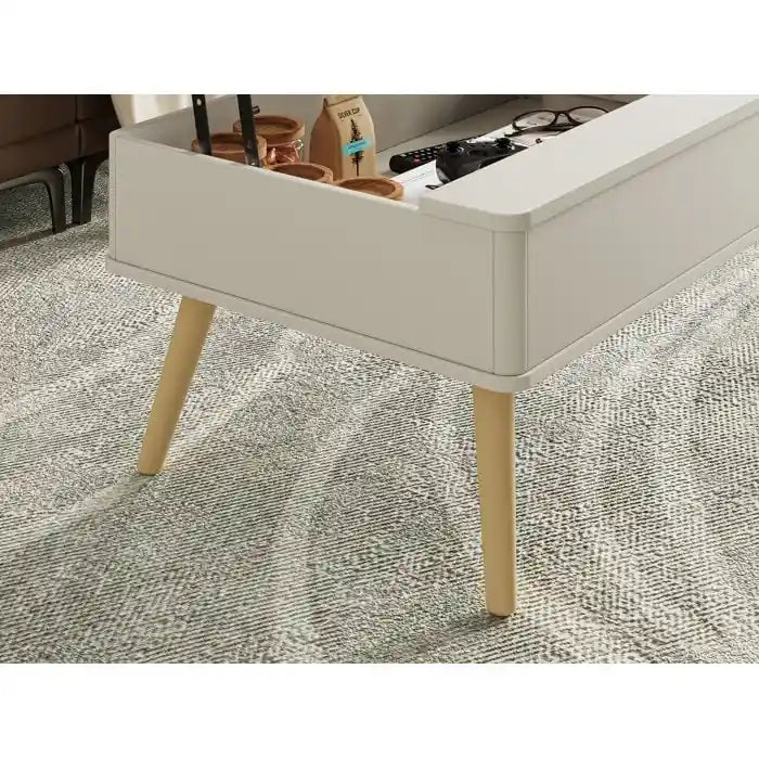 Rectangular Lift-Top Coffee Table with Storage, 37 x 23.5