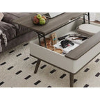 Rectangular Lift-Top Coffee Table with Storage, 37 x 23.5