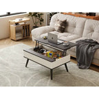 Rectangular Lift-Top Coffee Table with Storage, 37 x 23.5