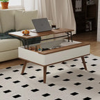 Rectangular Lift-Top Coffee Table with Storage, 37 x 23.5