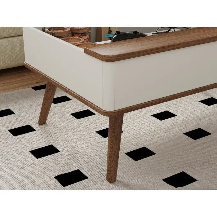 Rectangular Lift-Top Coffee Table with Storage, 37 x 23.5