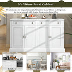 Sideboard Buffet Cabinet with 2 Drawers and 4 Doors